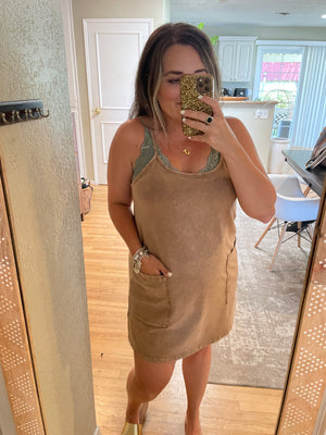 Mineral Taupe Cami Dress