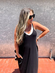 The Black Cami Maxi Dress