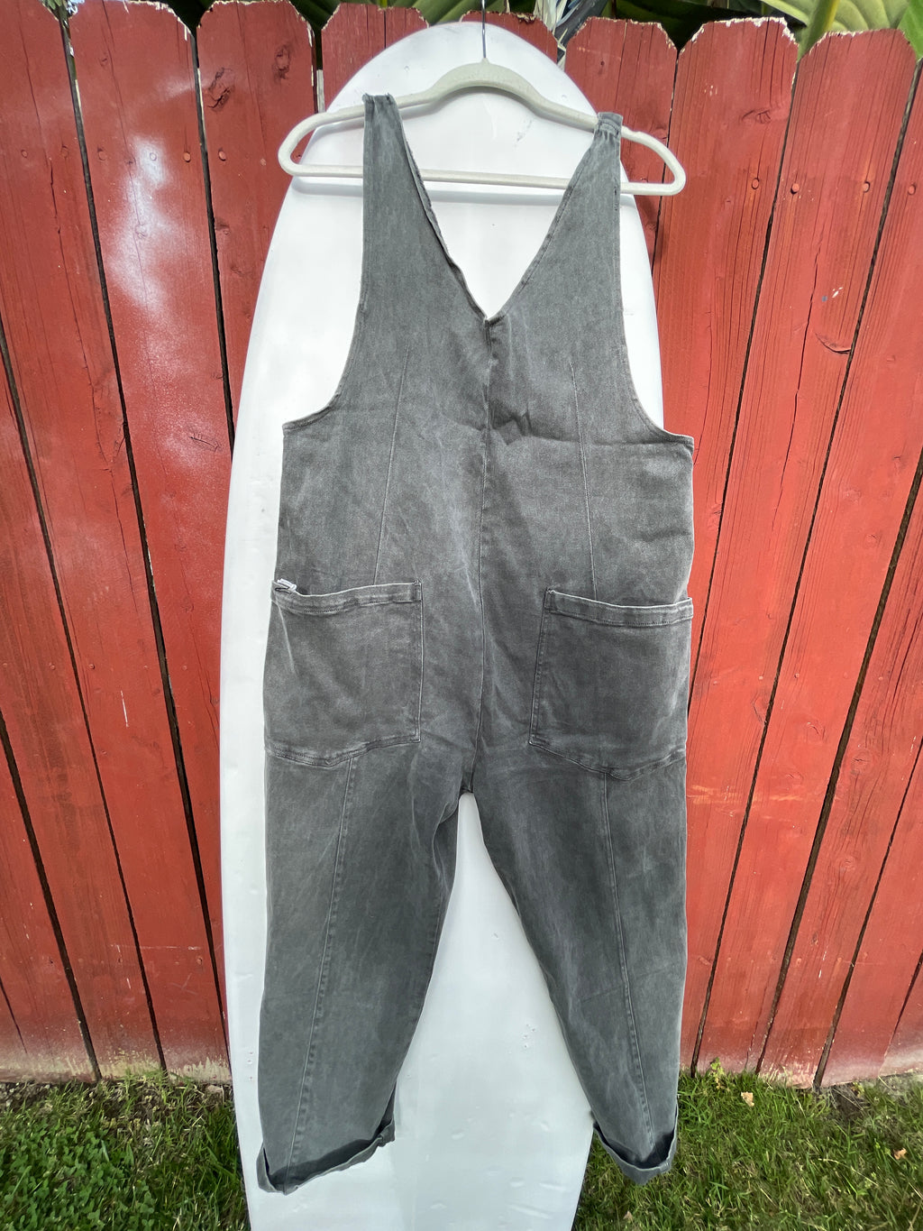 The Fashionista Adjustable Overalls (Vintage Washed Black)