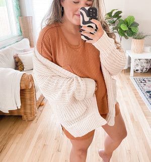 Pumpkin Spice Waffle Lounge Set