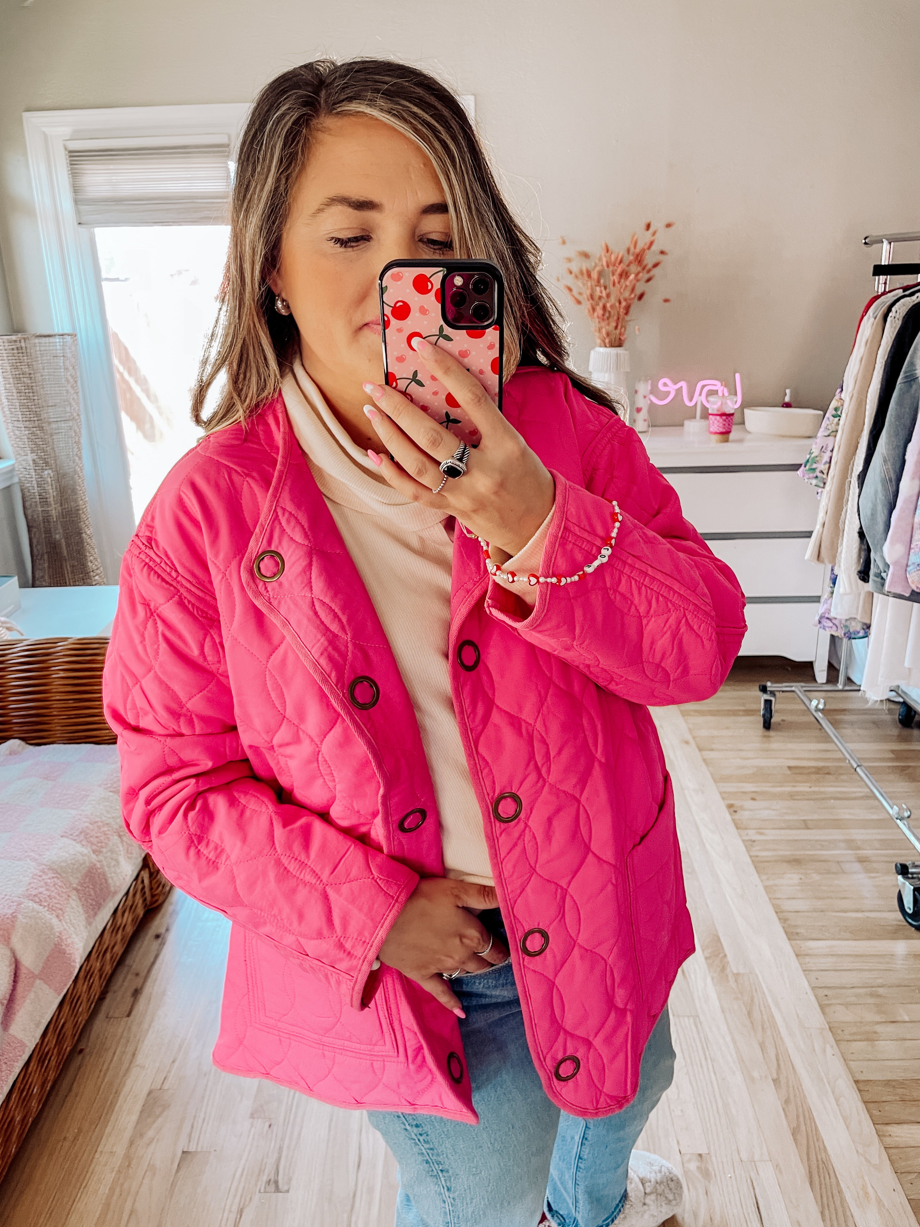 Pink Princess Puffer Jacket