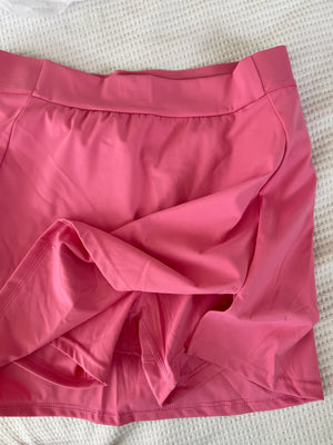 Out For The Day Tennis Skort (Pink)