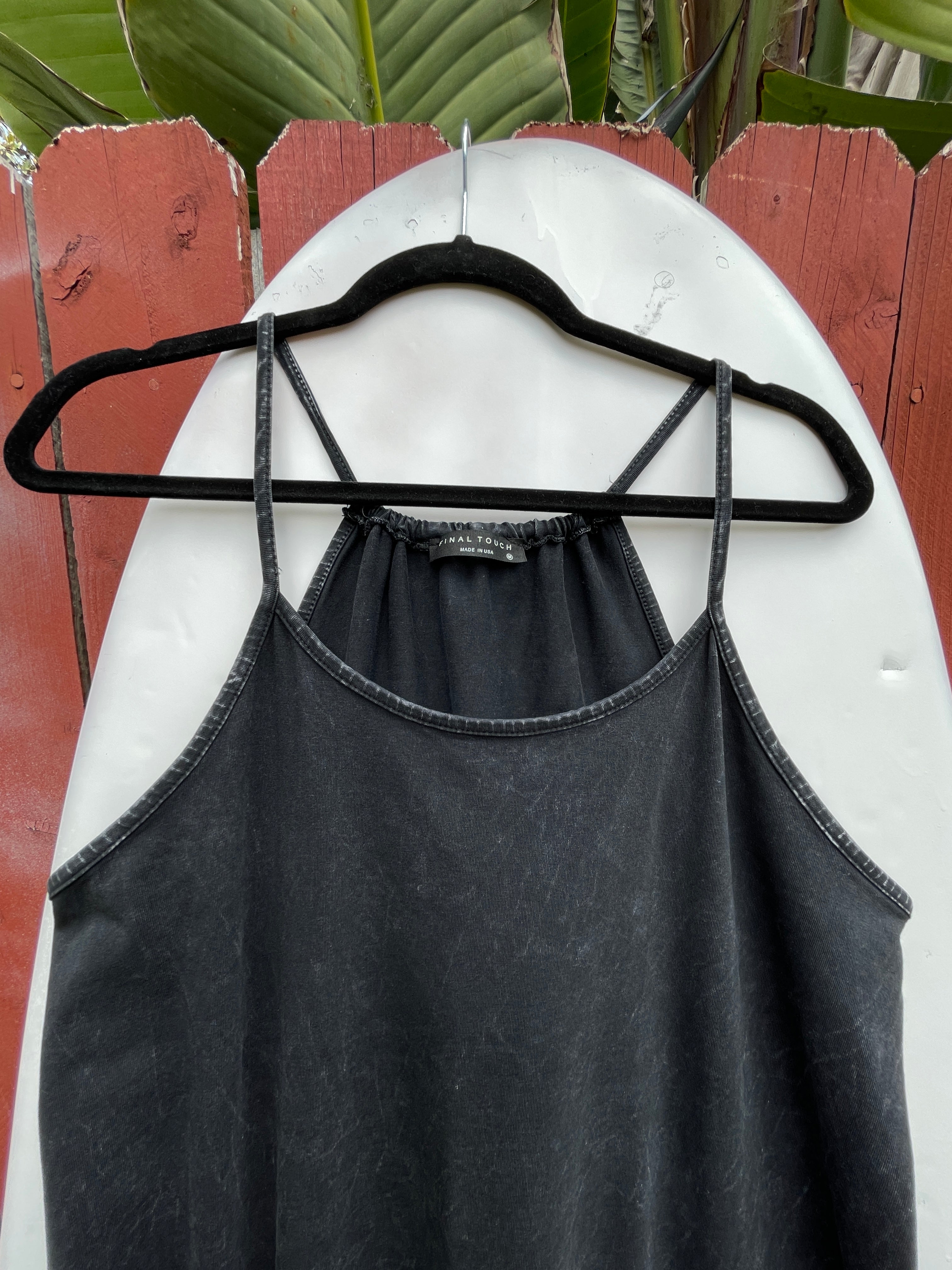 Mineral Black Cami Dress