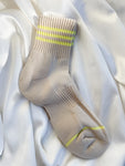 Striped Detail Socks (Cream)