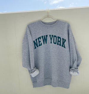 Take Me To New York Oversized Sweatshirt