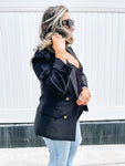Babe In A Blazer Coat (Black)