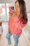 One Of A Kind Fun Sweatshirt (Pink)
