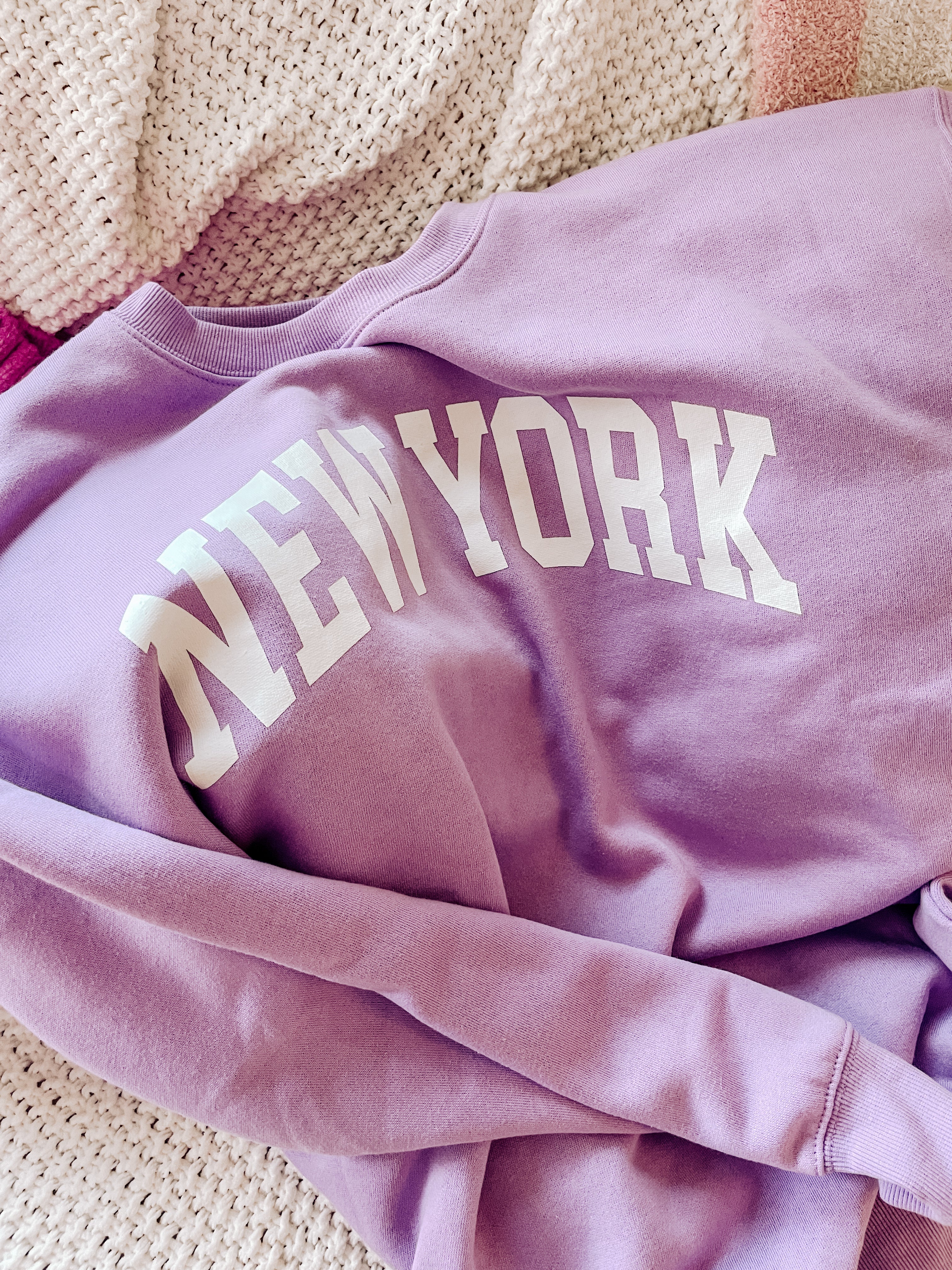 New York Preppy Oversized Sweatshirt