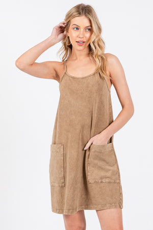 Mineral Taupe Cami Dress