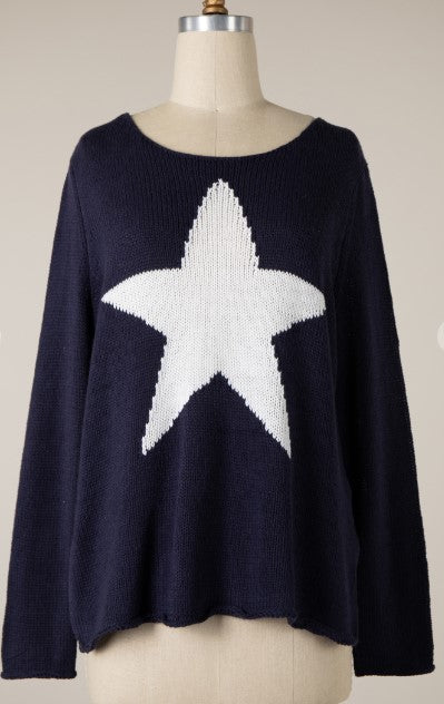 Star Spangled Sweater (Navy)