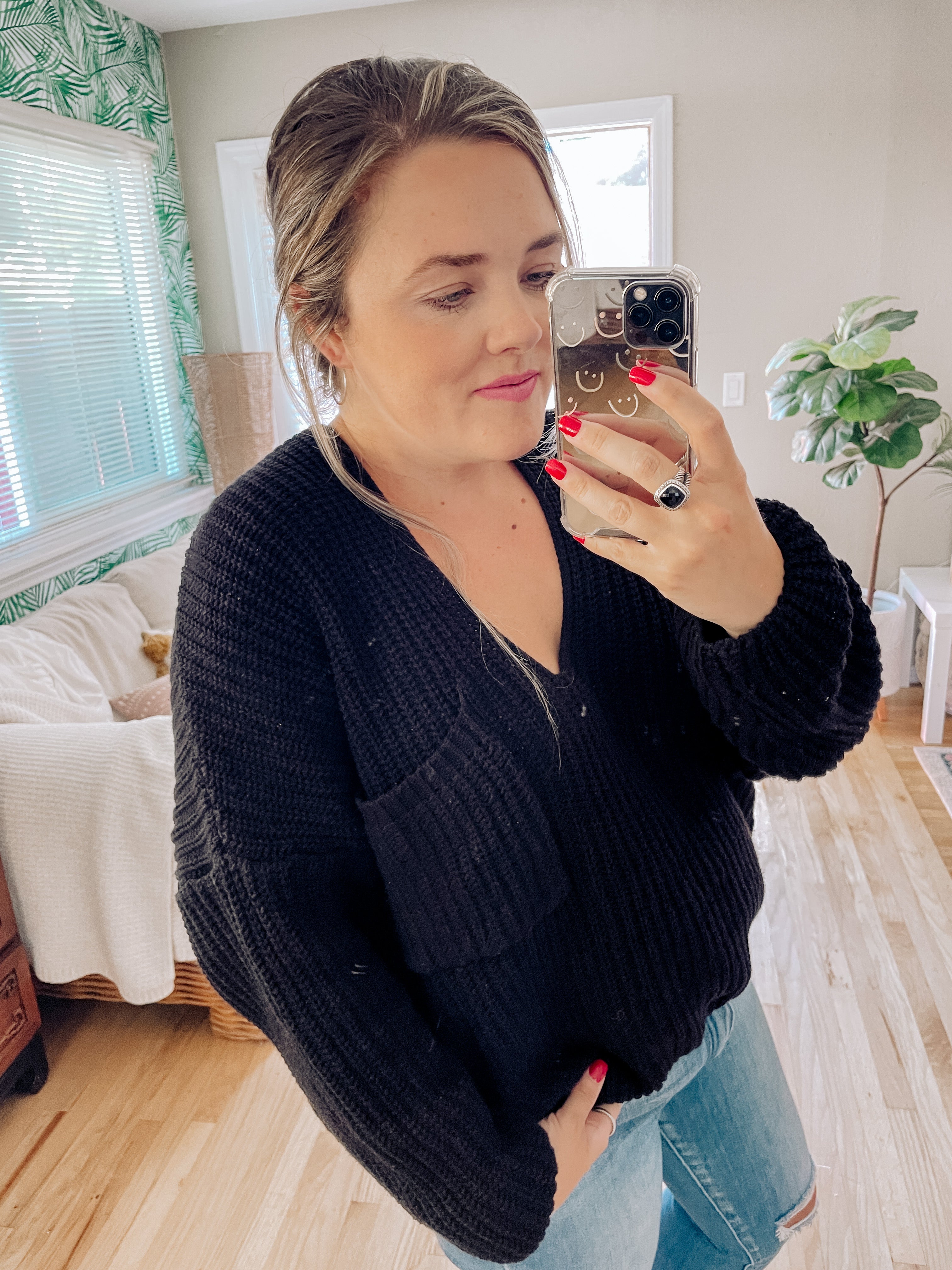 Easy On Me Knit Sweater
