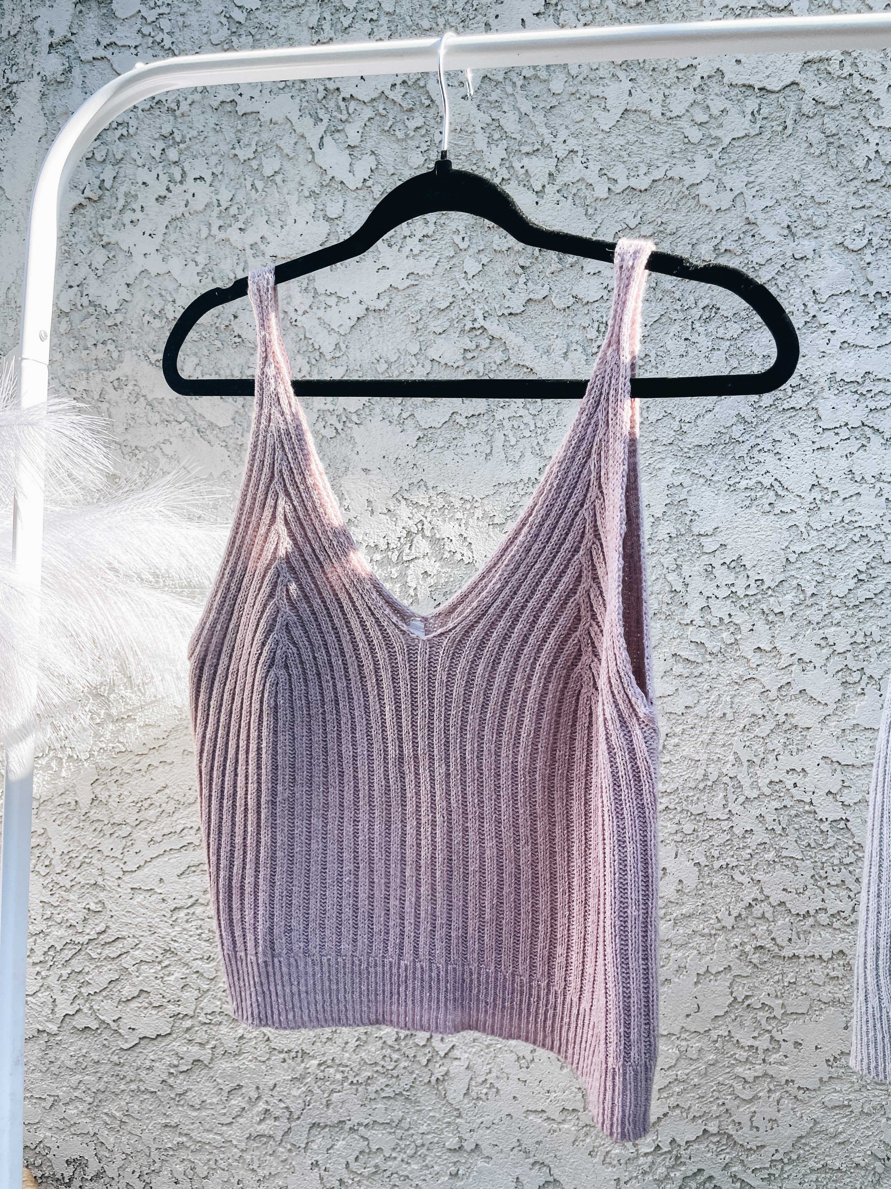 Dreamers Knit Tank Top (Dusty Blush)