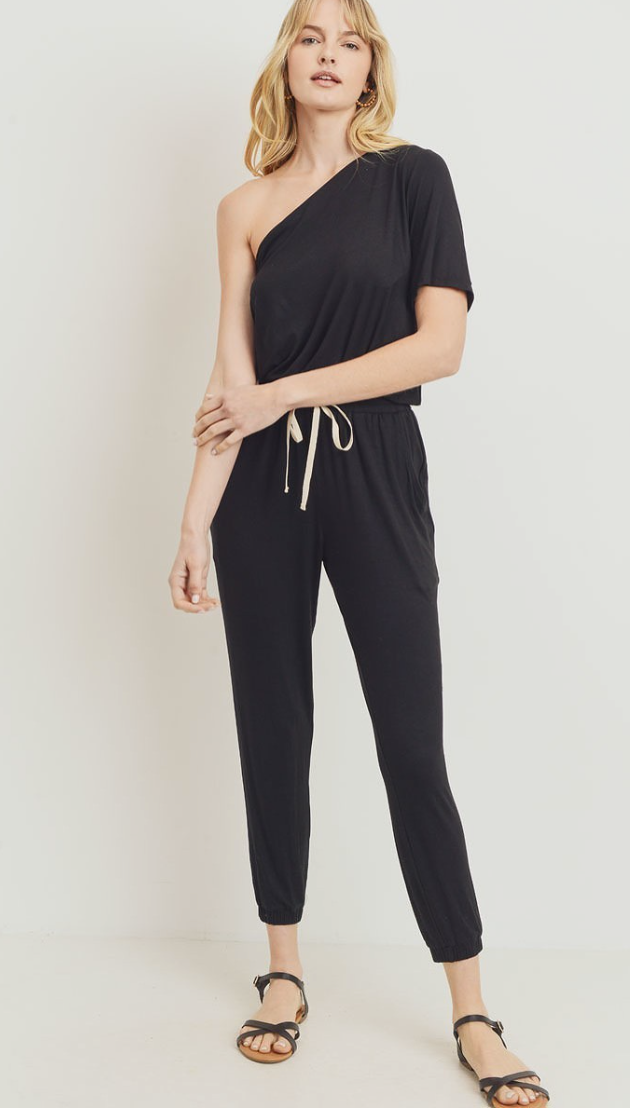 One Shoulder Jumpsuit