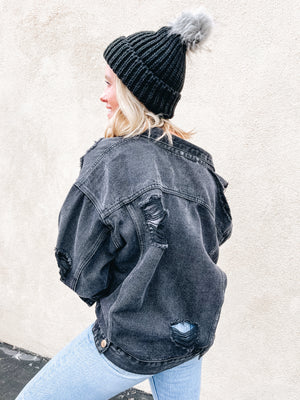 Dry Shampoo Day Beanie (Black)